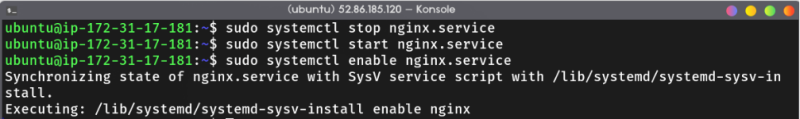 enable nginx