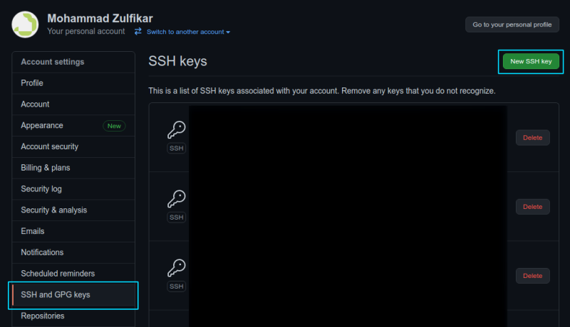 add key